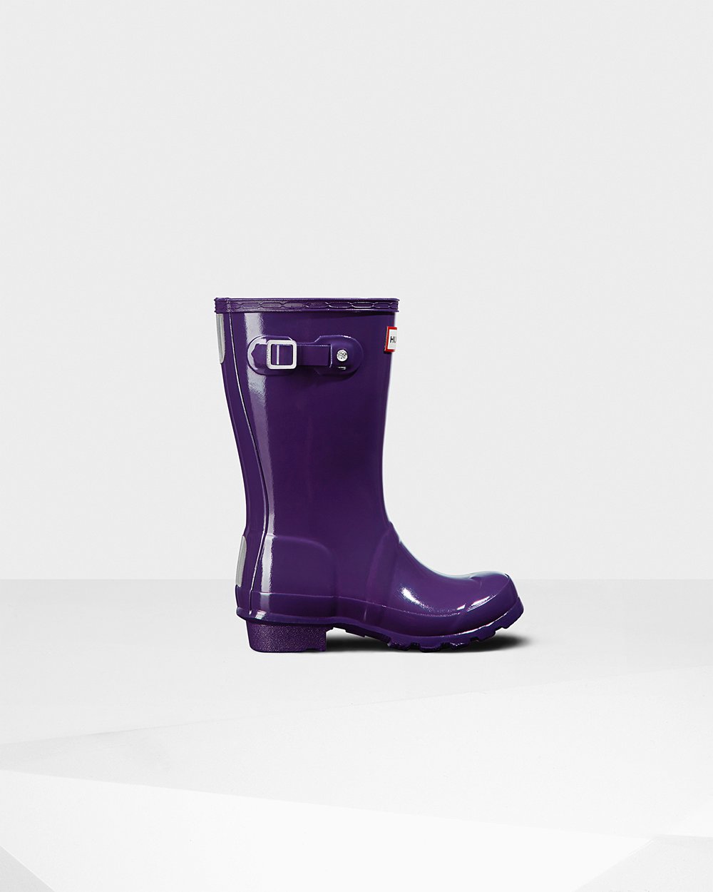 Kids Hunter Rain Boots Blue Purple - Original Big Gloss - 9736104-HI